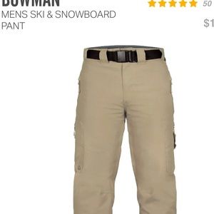 Bowman’s WildHorn Snowboard and Ski Pants- New with Tags